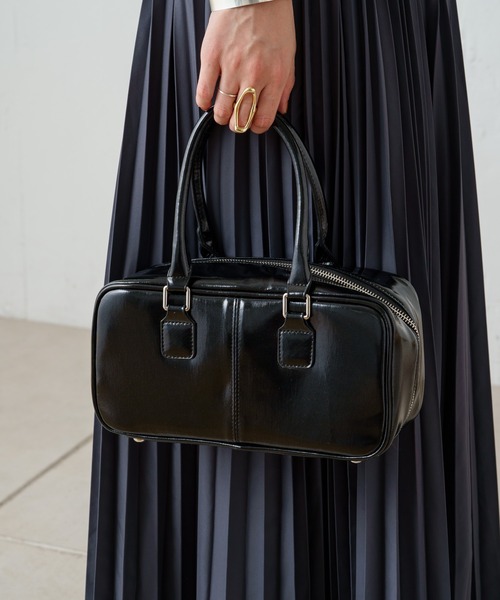 Omekashi（オメカシ）の「ミニボストン（トートバッグ・レディース・ブラック/ゴールド・FREE）」の7枚目の写真