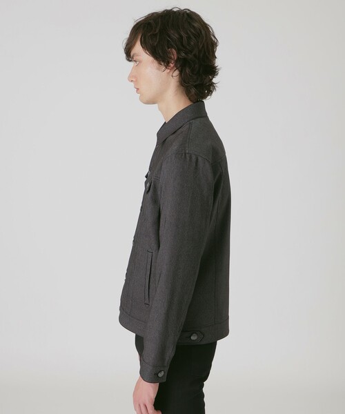 BLACK LABEL CRESTBRIDGE（ブラックレーベル・クレストブリッジ）の「【一部店舗限定】テクニカルデニムジャケット（デニムジャケット・メンズ・ブラック/ブルー・M/L）」の5枚目の写真