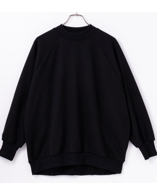 【美品】Yonfa パリススウェットプルオーバー　navy ロゴ ハーフジップ スウェット プルオーバー