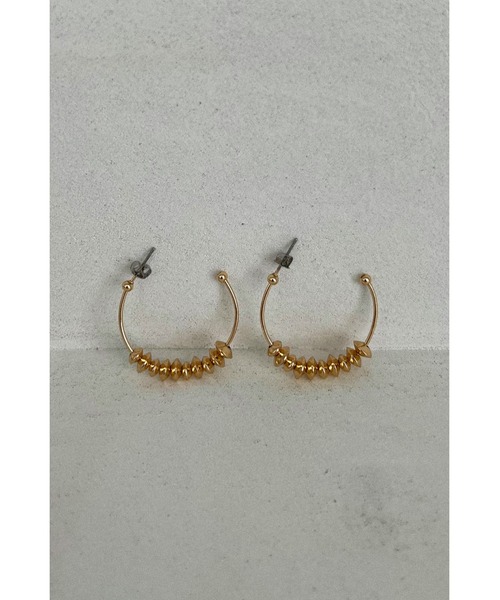 ALEXIA STAM(アリシアスタン)の「Bicone Beads Earrings /バイコーンビーズピアス(ピアス(両耳用)・レディース・シルバー/ゴールド・FREE)」の6枚目の写真