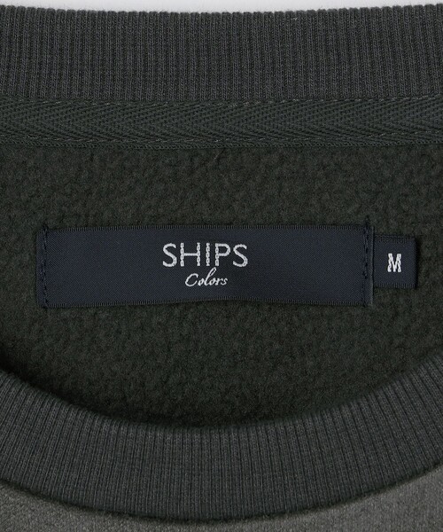 SHIPS Colors(シップス カラーズ)の「SHIPS Colors:〈洗濯機可能〉フェイクスエード エンブロイダリー スウェット2(スウェット・メンズ・ブラウン/グレー/ダークグレー/ナチュラル・MEDIUM/X-LARGE/LARGE)」の8枚目の写真