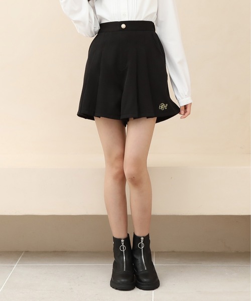 PINKHUNT ピンクハント プリーツキュロット ショートパンツ 9062K
