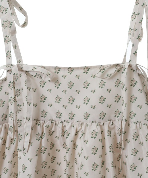 Candy Stripper（キャンディストリッパー）の「TINY ROSE CAMISOLE ワンピース（ワンピース・レディース・ピンク/ブラック/アイボリー・2）」の4枚目の写真