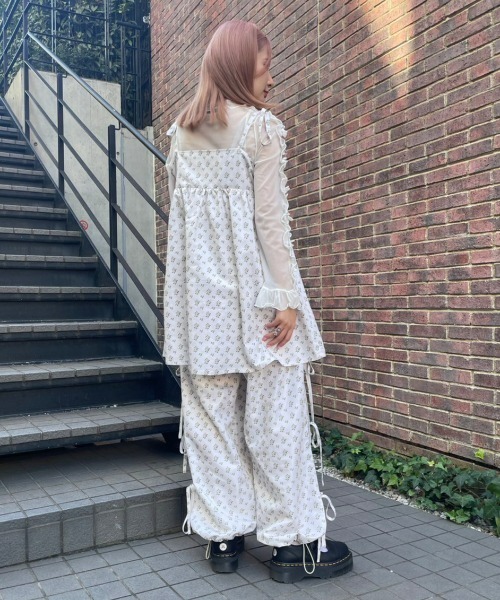 キャンディストリッパー TINY ROSE CAMISOLE ワンピース　ピンク セール】TINY ROSE CAMISOLE ワンピース（ワンピース）｜Candy