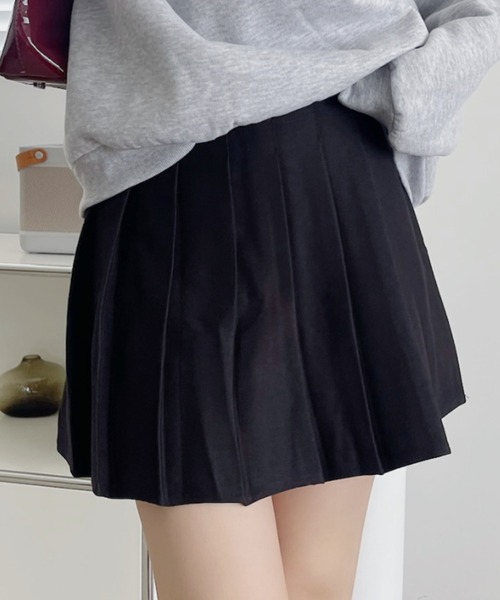 Miniministore（ミニミニストア）の「【新サイズ追加】プリーツミニスカート ハイウエスト韓国（スカート・レディース・アイボリー/ブラウン/ブラック/ダークグレー・S/L/M/XL/XS）」の19枚目の写真