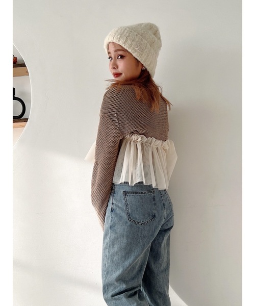 JUMELLE（ジュメロ）の「tulle multi collar（付け襟・レディース・アイボリー・MEDIUM）」の10枚目の写真