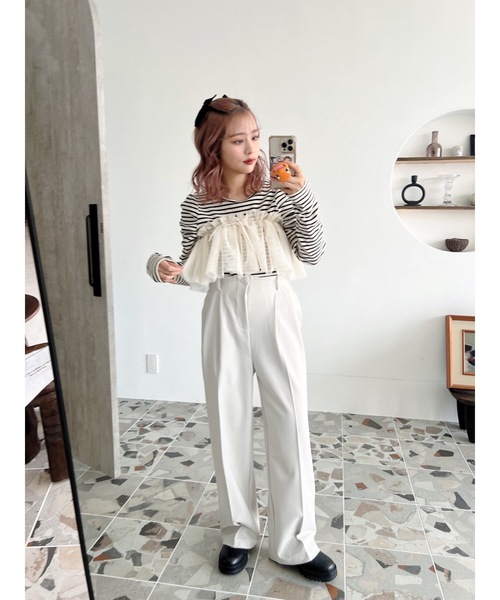 JUMELLE（ジュメロ）の「tulle multi collar（付け襟・レディース・アイボリー・MEDIUM）」の14枚目の写真