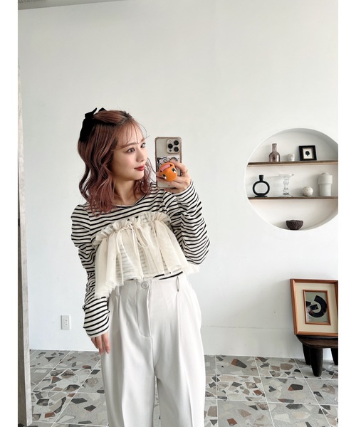 JUMELLE（ジュメロ）の「tulle multi collar（付け襟・レディース・アイボリー・MEDIUM）」の15枚目の写真