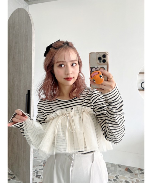 JUMELLE（ジュメロ）の「tulle multi collar（付け襟・レディース・アイボリー・MEDIUM）」の16枚目の写真