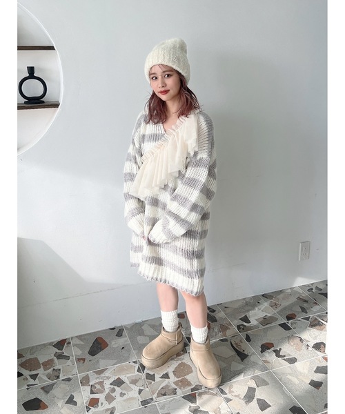 JUMELLE（ジュメロ）の「tulle multi collar（付け襟・レディース・アイボリー・MEDIUM）」の18枚目の写真