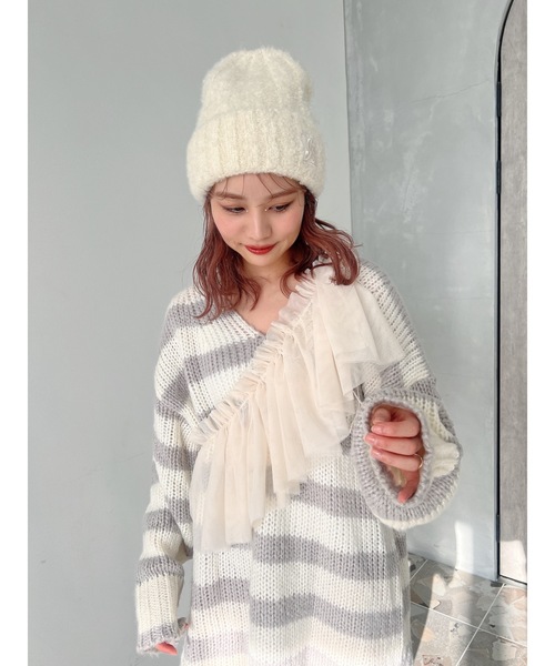 JUMELLE（ジュメロ）の「tulle multi collar（付け襟・レディース・アイボリー・MEDIUM）」の20枚目の写真