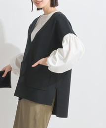 PICCIN | ポケット付きニットベスト(ニット/セーター)