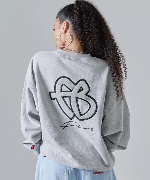 FUBU（ フブ）の「FUBU-Ｃlassic Logo Sweat（スウェット・メンズ・ブラック/オレンジ/グレー・XL/L）」の22枚目の写真