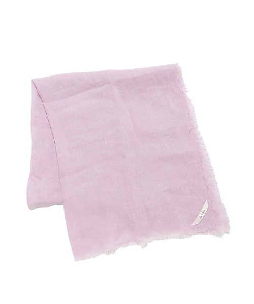 Mila Owen（ミラオーウェン）の「フレンチリネンストール【手洗い可能】（ストール/ショール・レディース・ラベンダー/アイボリー/ベージュ・FREE）」の6枚目の写真