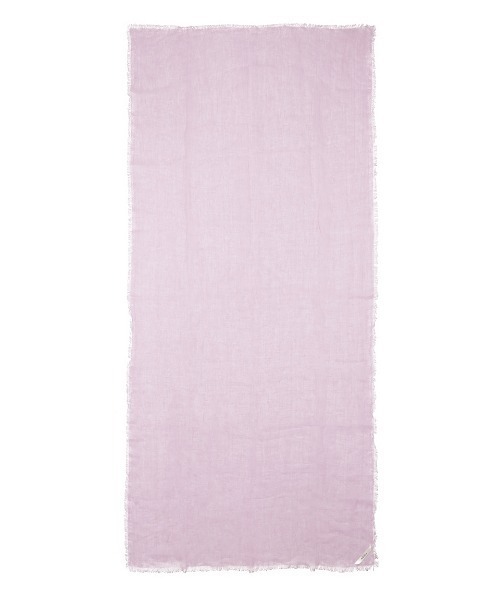 Mila Owen（ミラオーウェン）の「フレンチリネンストール【手洗い可能】（ストール/ショール・レディース・ラベンダー/アイボリー/ベージュ・FREE）」の7枚目の写真