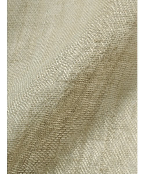 Mila Owen（ミラオーウェン）の「フレンチリネンストール【手洗い可能】（ストール/ショール・レディース・ラベンダー/アイボリー/ベージュ・FREE）」の10枚目の写真