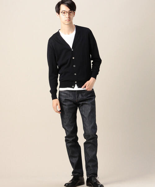 BEAUTY&YOUTH UNITED ARROWS（ビューティーアンドユースユナイテッドアローズ）の「BY セルビッチ 5ポケット デニムパンツ-DROP（デニムパンツ・メンズ・ネイビー・34inch/31inch/32inch/33inch/28inch/30inch/29inch）」の5枚目の写真