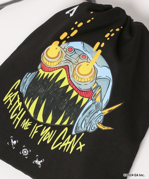 RAGEBLUE(レイジブルー)の「【APEX LEGENDS×RAGEBLUE】コラボナップサック(バックパック/リュック・メンズ・ベージュ/ブラック系その他/ブラック・FREE)」の7枚目の写真