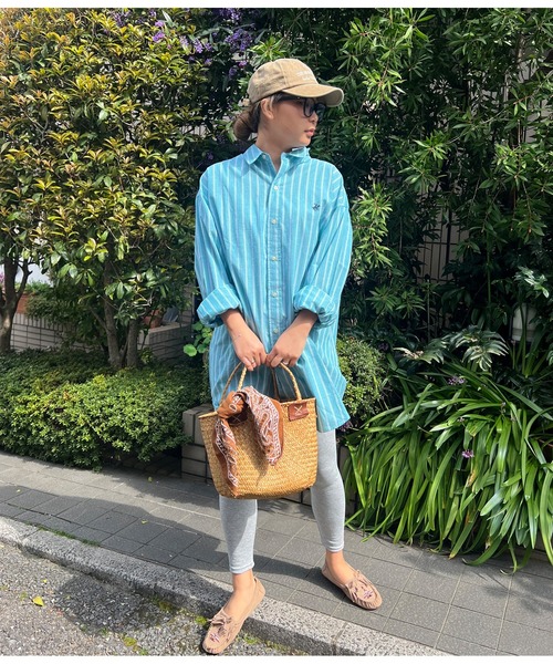 anap mimpi（アナップミンピ）の「リブ シンプル ベーシック レギンス（レギンス/スパッツ・レディース・ブラック/ライトグレー・FREE）」の8枚目の写真