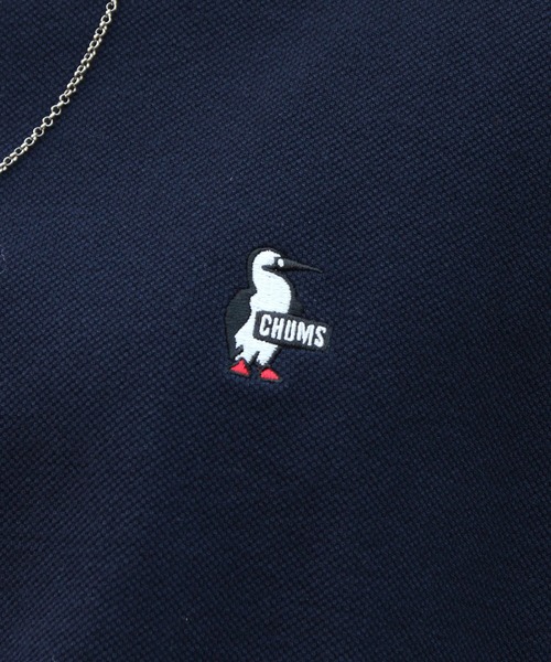 CHUMS(チャムス)の「CHUMS/チャムス オーバーサイズ ブービー ピケTシャツ OVERSIZED BOOBY PIQUE T-SHIRT(Tシャツ/カットソー・メンズ・ブラック/ホワイト/ネイビー・M/S/L)」の6枚目の写真