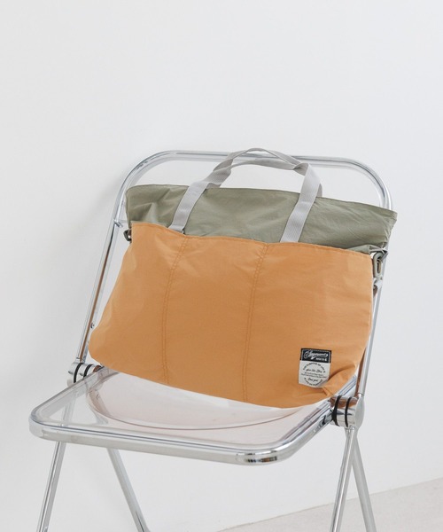 BAYFLOW（ベイフロー）の「[たっぷり大容量!!]レッスンバッグ（KIDS）（トートバッグ・キッズ・アイボリー/ブルー/ブラウン/イエロー/ラベンダー・FREE）」の2枚目の写真