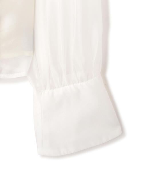 JILL by JILL STUART（ジルバイジルスチュアート）の「◇フロントレースタイブラウス（シャツ/ブラウス・レディース・ホワイト/ホワイト系その他・FREE）」の3枚目の写真