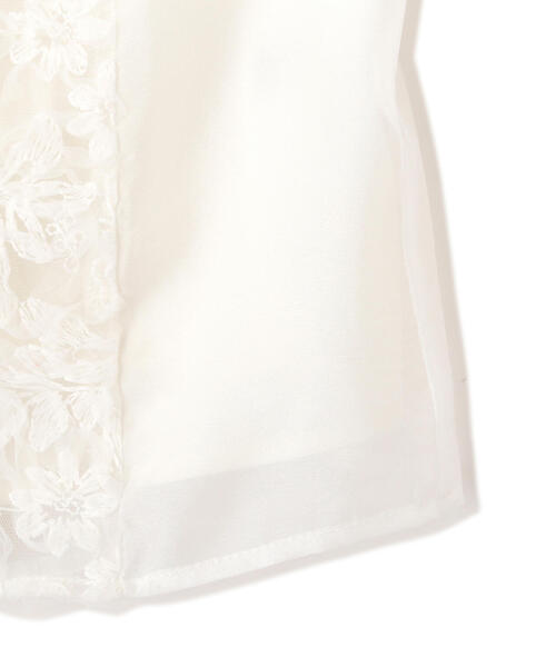 JILL by JILL STUART（ジルバイジルスチュアート）の「◇フロントレースタイブラウス（シャツ/ブラウス・レディース・ホワイト/ホワイト系その他・FREE）」の4枚目の写真