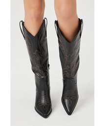 ウエスタンブーツ ウエスタンブーツ メンズ 24.5 本革 スクエアトゥ : オオゼキ靴