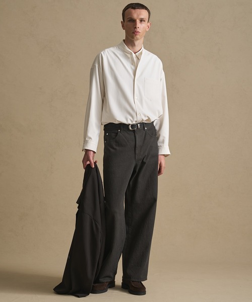 コンフォートリラックスバンドカラーシャツ（シャツ/ブラウス