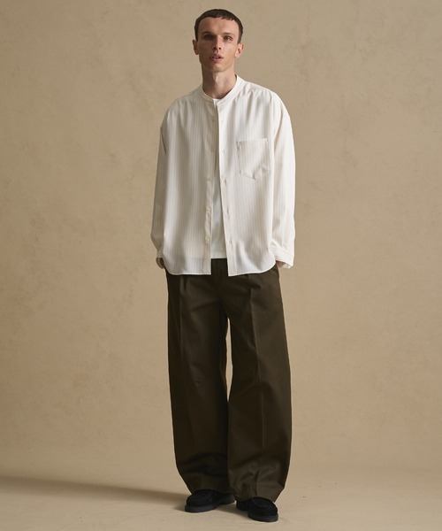 コンフォートリラックスバンドカラーシャツ（シャツ/ブラウス