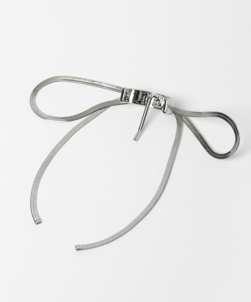 SMELLY（スメリー）の「スネークチェーンリボンヘアカフセット（その他ヘアアクセサリー・レディース・シルバー/ゴールド・-）」の14枚目の写真