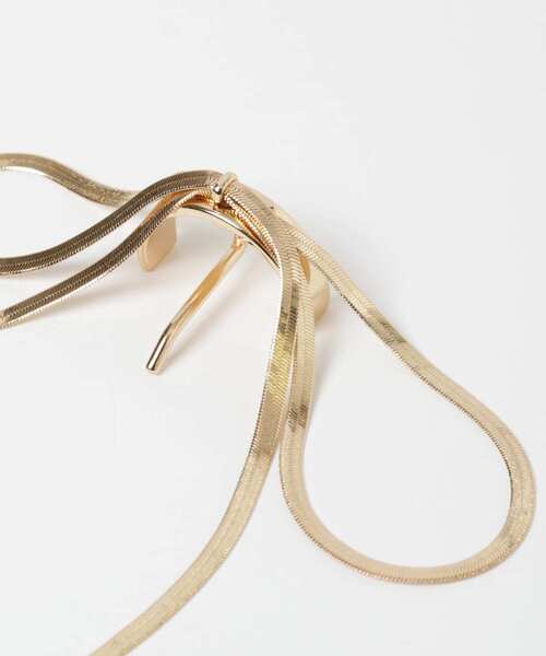 SMELLY（スメリー）の「スネークチェーンリボンヘアカフセット（その他ヘアアクセサリー・レディース・シルバー/ゴールド・-）」の15枚目の写真