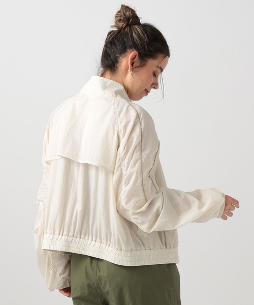 BAYFLOW(ベイフロー)の「ライントラックジャケット(ナイロンジャケット・レディース・ブラック/ブルー/オフホワイト・FREE)」の15枚目の写真