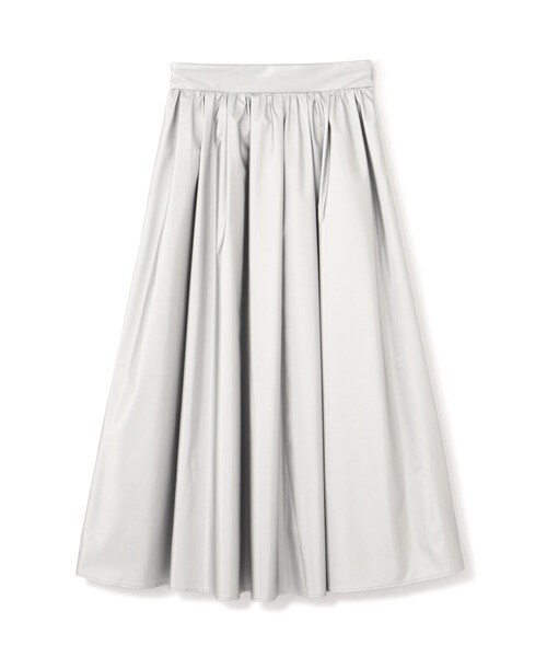 PROPORTION BODY DRESSING（プロポーションボディドレッシング）の「シャイニーギャザースカート / 1214120407（スカート・レディース・オフホワイト/シルバー・SMALL/MEDIUM）」の7枚目の写真