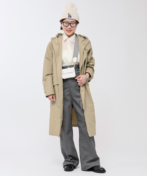 NEW ERA(ニューエラ)の「【NEW ERA / ニューエラ】ベーシックコットンカフニットキャップ LA(ニットキャップ/ビーニー・レディース・アイボリー・FREE)」の2枚目の写真