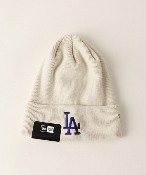 NEW ERA(ニューエラ)の「【NEW ERA / ニューエラ】ベーシックコットンカフニットキャップ LA(ニットキャップ/ビーニー・レディース・アイボリー・FREE)」の5枚目の写真