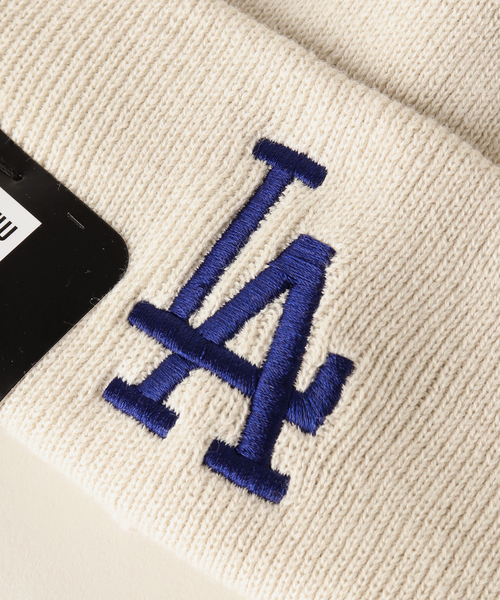 NEW ERA(ニューエラ)の「【NEW ERA / ニューエラ】ベーシックコットンカフニットキャップ LA(ニットキャップ/ビーニー・レディース・アイボリー・FREE)」の8枚目の写真