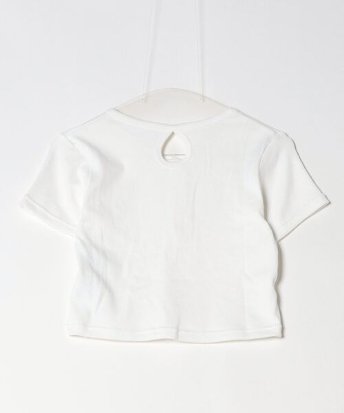 X-girl(エックスガール)の「HENLEY NECK S/S TOP(Tシャツ/カットソー・レディース・ブルー/ブラック/ホワイト・S/M)」の11枚目の写真