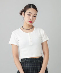 X-girl | HENLEY NECK S/S TOP(Tシャツ/カットソー)