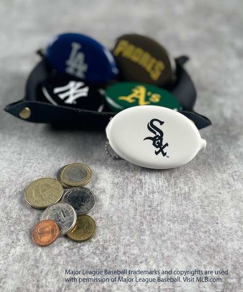 MLB（メジャーリーグベースボール）の「【MLB】コインケース（コインケース・メンズ・グリーン/ブラウン/ホワイト/ブルー/ブラック・フリー）」の2枚目の写真