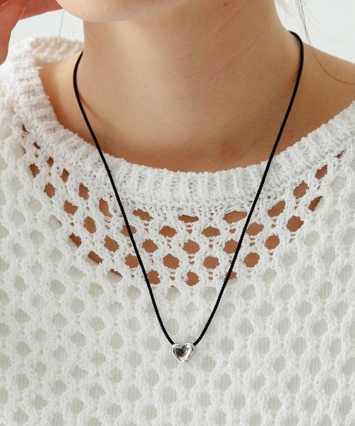 URBAN RESEARCH Sonny Label（アーバンリサーチサニーレーベル）の「ハートストリングネックレス（ネックレス・レディース・ゴールド/シルバー・ONE）」の3枚目の写真