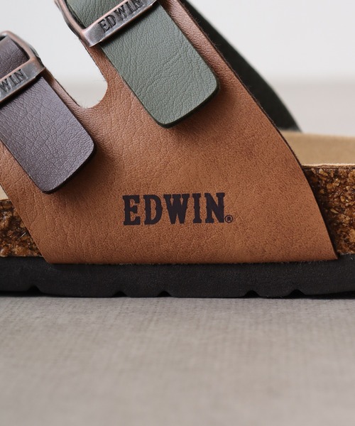 EDWIN(エドウィン)の「EWコンビコンフォートサンダル(サンダル・メンズ・ダークブラウン/ブラック・25/26/27/28)」の11枚目の写真
