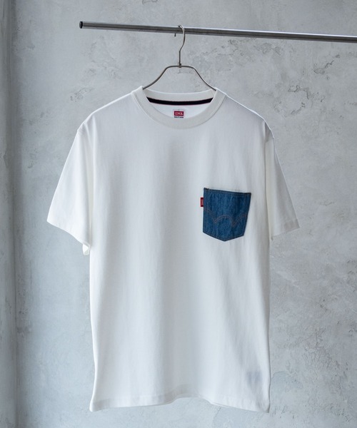 EDWIN(エドウィン)の「DENIM POCKET S/S TEE(Tシャツ/カットソー・メンズ・ホワイト/ブラック/ネイビー・M/XL/L)」の3枚目の写真