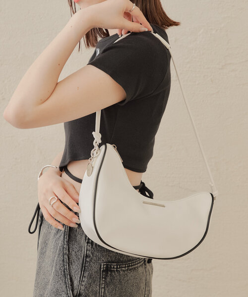 セール】配色パイピングショルダーバッグ（ショルダーバッグ）｜Chico