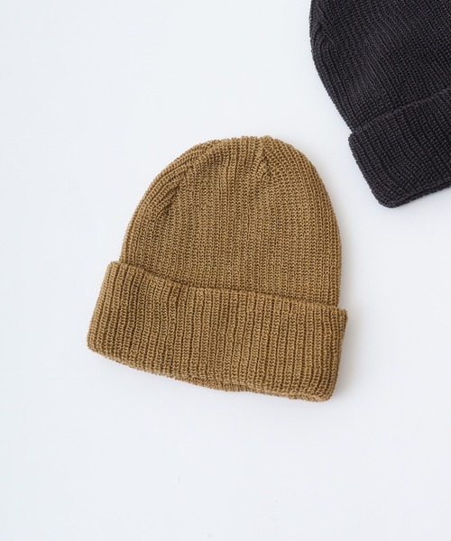 FUNALIVE（ファンアライブ）の「SI ORIGINAL Recycled Acrylic AZE（ニットキャップ/ビーニー・メンズ・チャコール/ブラウン/オリーブ/ベージュ・FREE）」の4枚目の写真