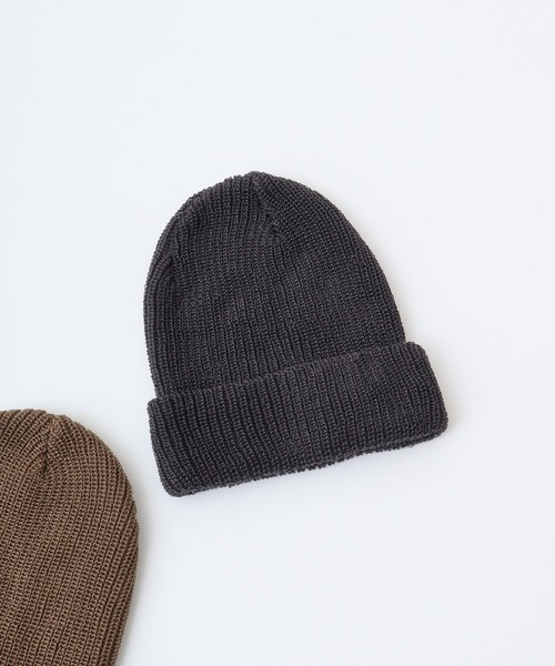 FUNALIVE（ファンアライブ）の「SI ORIGINAL Recycled Acrylic AZE（ニットキャップ/ビーニー・メンズ・チャコール/ブラウン/オリーブ/ベージュ・FREE）」の2枚目の写真
