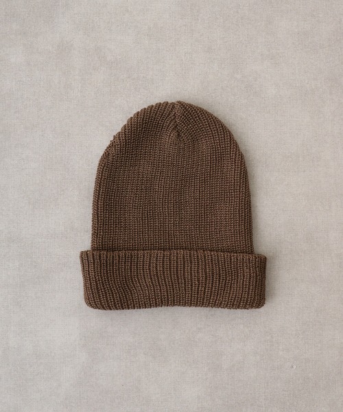 FUNALIVE（ファンアライブ）の「SI ORIGINAL Recycled Acrylic AZE（ニットキャップ/ビーニー・メンズ・チャコール/ブラウン/オリーブ/ベージュ・FREE）」の8枚目の写真
