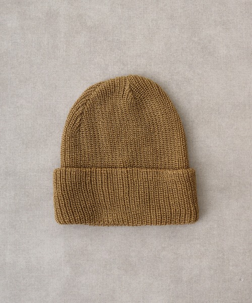 FUNALIVE（ファンアライブ）の「SI ORIGINAL Recycled Acrylic AZE（ニットキャップ/ビーニー・メンズ・チャコール/ブラウン/オリーブ/ベージュ・FREE）」の9枚目の写真