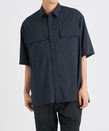【White Mountaineering / ホワイトマウンテニアリング】REGULAR COLLAR HALF SLEEVE SHIRT/レギュラーカラーハーフスリーブシャツ