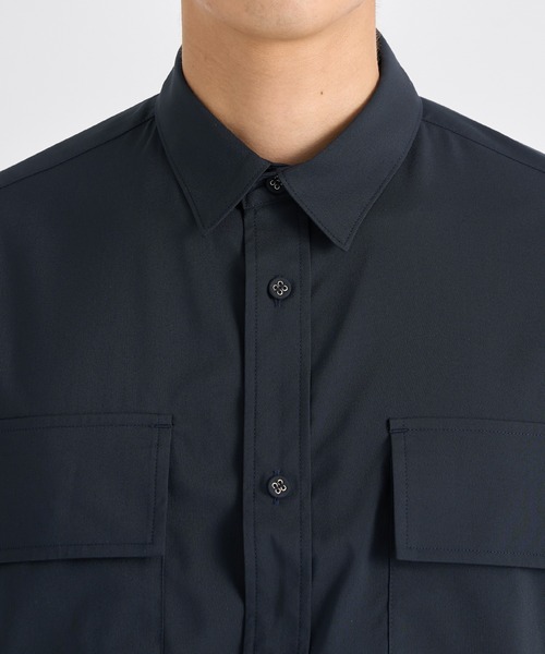 WHITE MOUNTAINEERING(ホワイトマウンテニアリング)の「【White Mountaineering / ホワイトマウンテニアリング】REGULAR COLLAR HALF SLEEVE SHIRT/レギュラーカラーハーフスリーブシャツ(シャツ/ブラウス・メンズ・ブラック/ネイビー・000/2/1)」の19枚目の写真